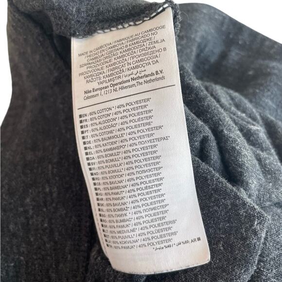 Nike Joggers Charcoal Heathered Track Pants Women’s Sz S Comfort Stretch EUC - Picture 6 of 6